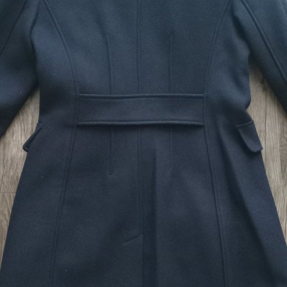 NWT VINCE CAMUTO WOOL BLEND DOUBLE BREASTED TRENCH COAT - Picture 4 of 9